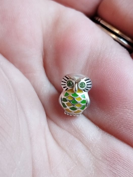 Charm din argint bufnița veselă Soufeel original