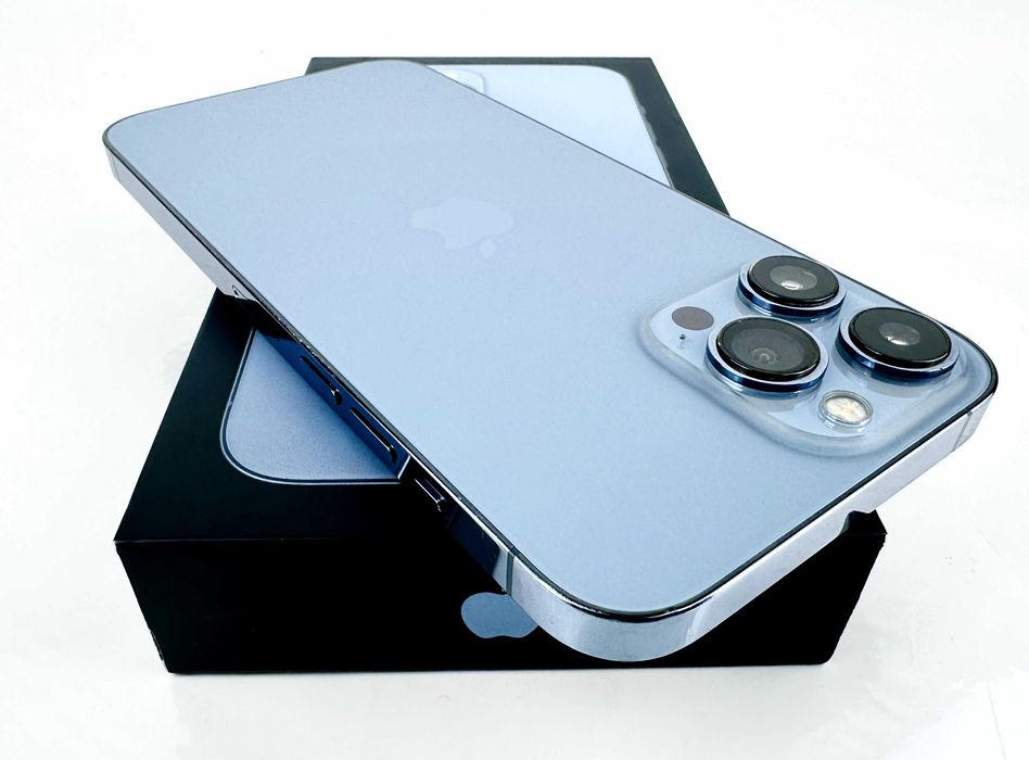 Apple iPhone 13 Pro Max 256GB Sierra Blue 100% Батерия! Гаранция!
