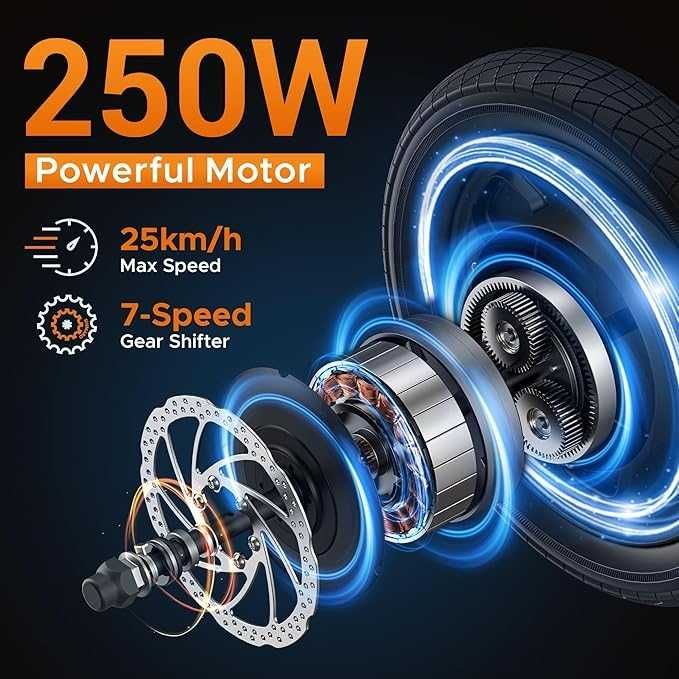 Eлектрическо колело HillMiles Mile 1 250W 36V 10.4Ah