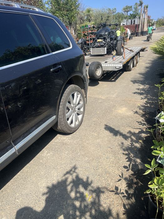 Vand/schimb touareg si platforma de 3.5t 3 axe