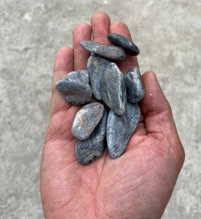 Галька серая для дизайн