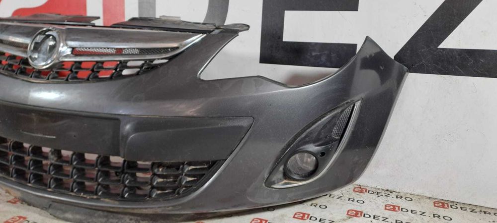 Bara fata completa cu proiectoare Opel Corsa D Facelift - gri antracit