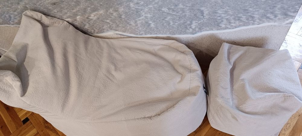 Пуф фотьойл и табуретка