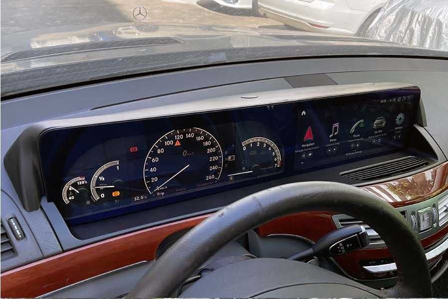 MERCEDES BENZ S-CLASS W221/CL-CLASS W216 12.3'' андроид навигация,9850