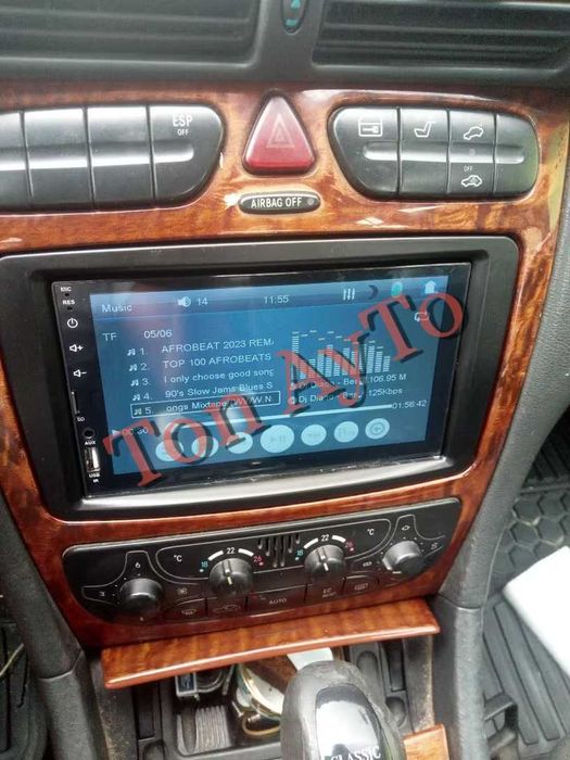 Адаптерна Рамка 7" инча Мултимедия W203 W209 W463 W639 Vito Viano Мерцедес Mercedes Андроид Android 2 дин 2 din