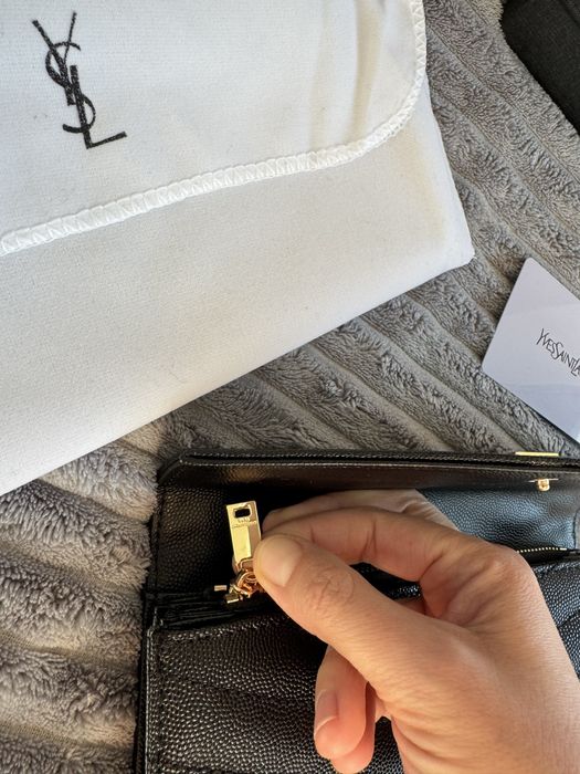 Portofel piele YSL Yves Saint Laurant NOU cadou perfect Craciun