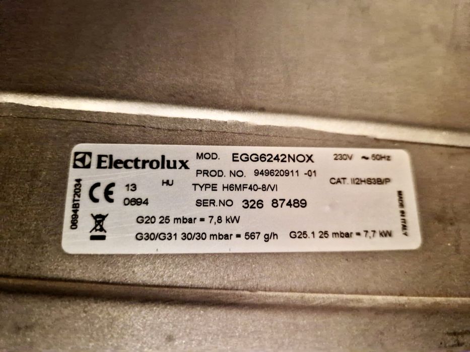 Plita cu 4 ochiuri Electrolux