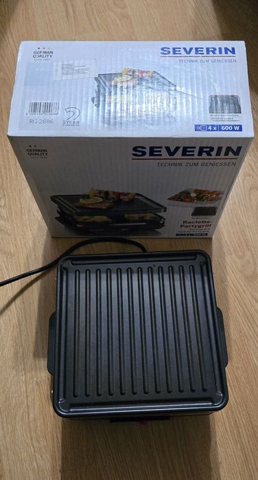 Електрическа скара тип раклет с четири мини тигани SEVERIN