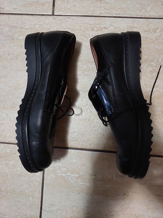 Pantofi piele dama negri