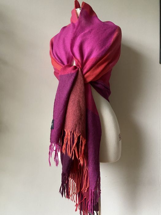 Лилав шал от кашмир, коприна, пашмина/ различни видове