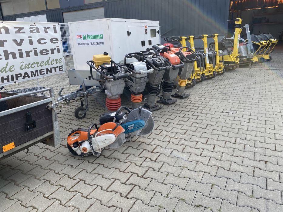 Placa compactoare mai compactor generator trifazic vibrator