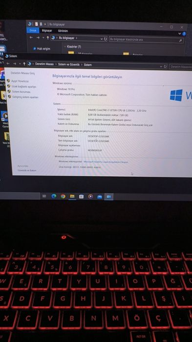 Notebook Monster arbaA5 İ7, 8/1 TB