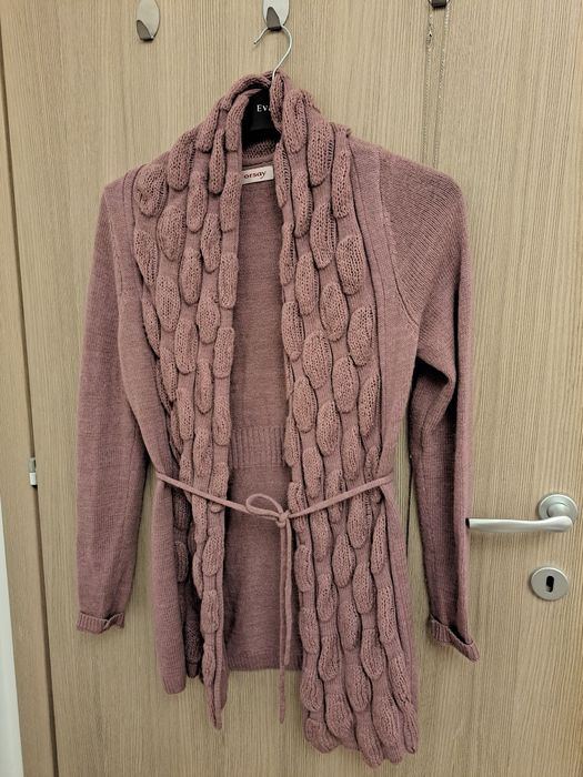 Cardigan gros tesut