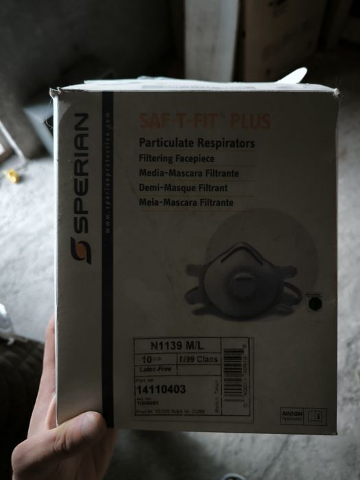 SAF-T-FIT PLUS N99 respirator niqobi (AQSh) – Original, 10 dona