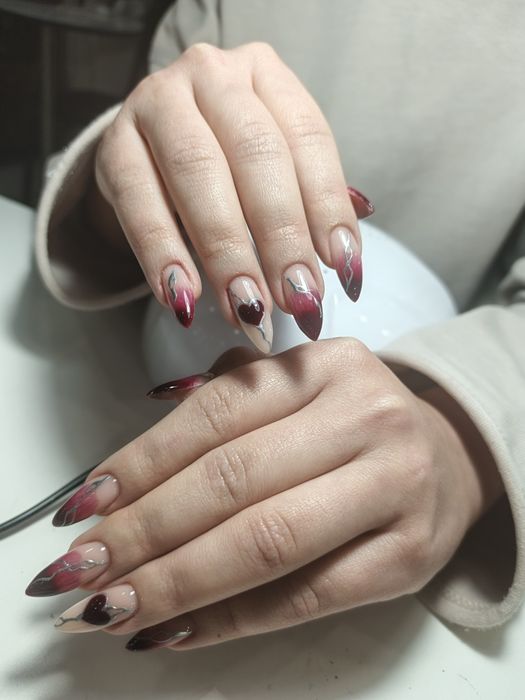 Маникюр педикюр наращивание