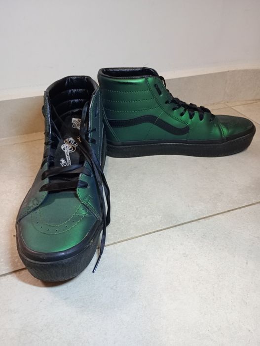 Pantofi Vans Harry Potter Slytherin  mărimea 40 verde metalic