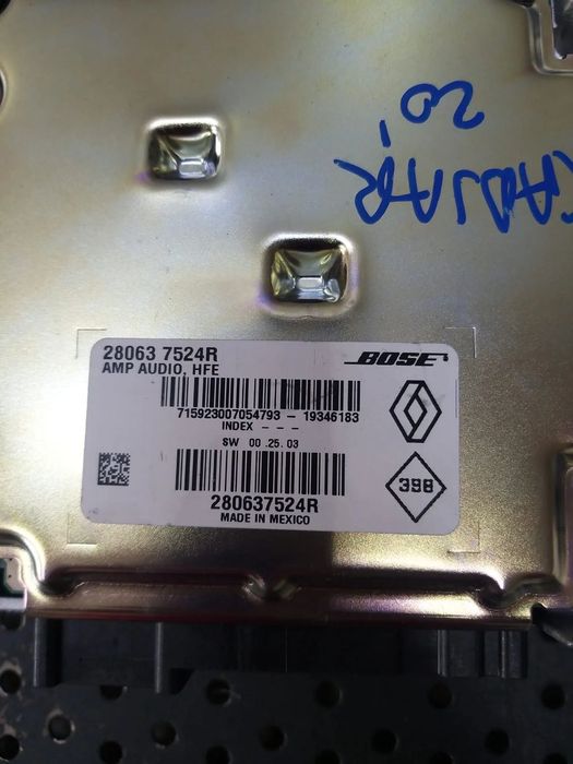 Amplificator audio bose renault kadjar ha hl 280637524r