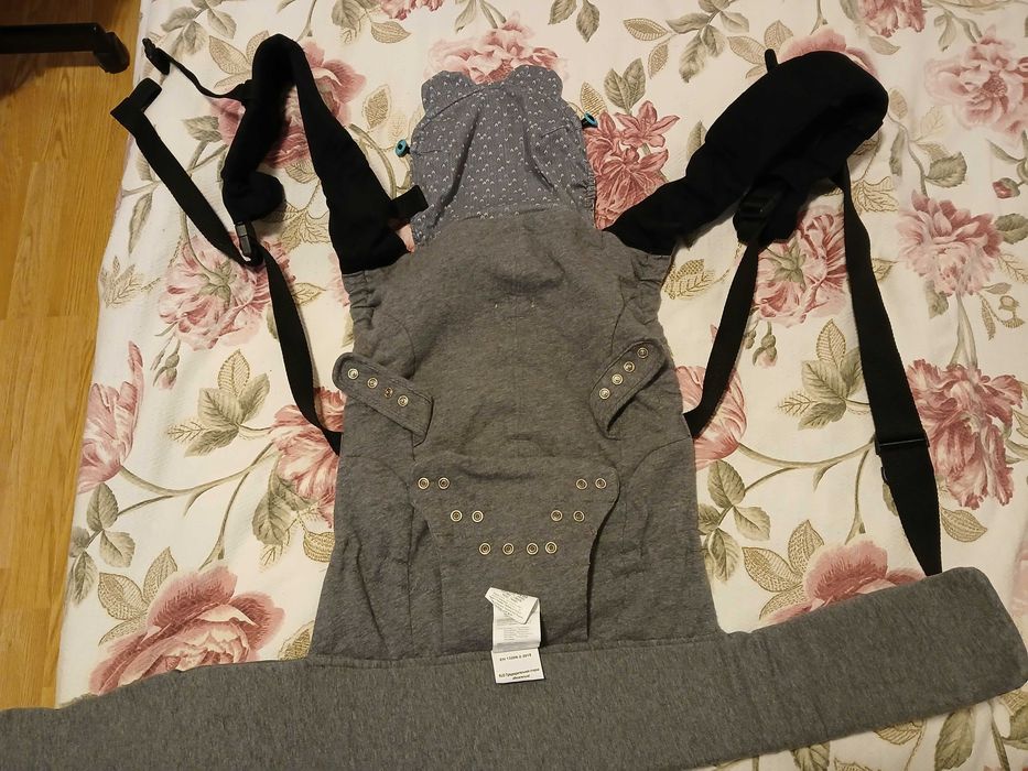 Marsupiu/sistem purtare Chicco Myamaki Fit, Gri, de la 0 luni