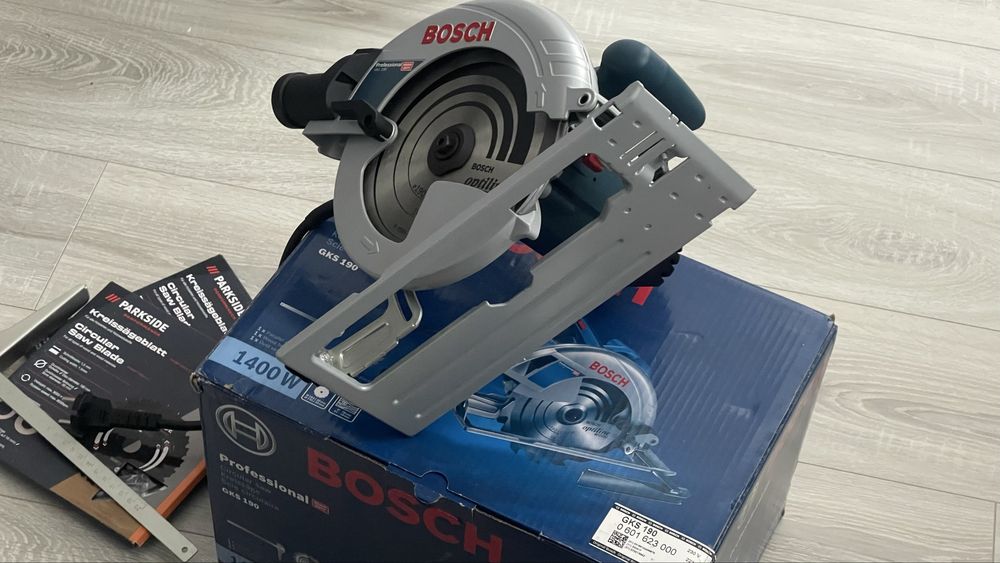 Circular Bosch Professional GKS 190, 1400W, 190 mm, nou