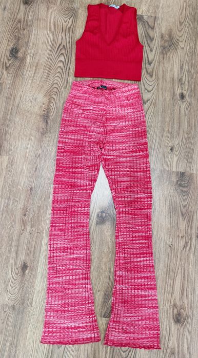 Сет! Безупречно състояние.
1. Zara Розови рипсени пан