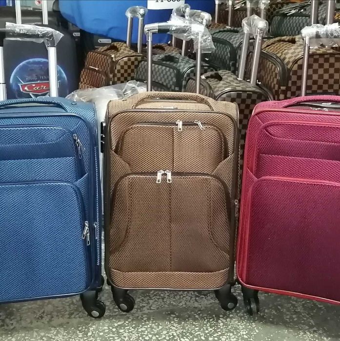 РАСПРОДАЖА тканевых чемоданов размера S