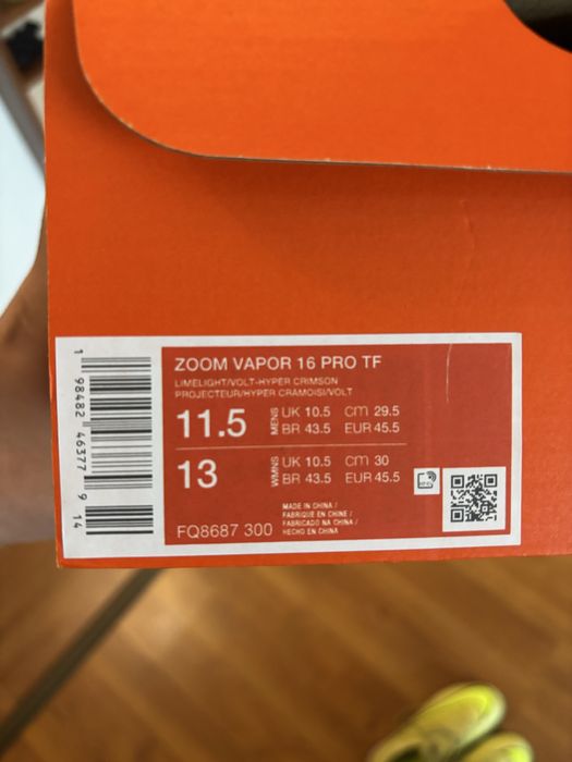 Nike mercurial 45.5 номер