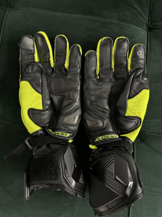 Manusi moto Spyke din piele cu protectii 3XL
