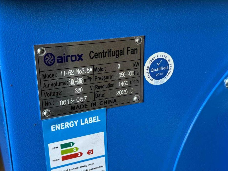 AIROX 11-62 УЛИТКА мотор, Центробежный вентилятор sanoat ventilyatori