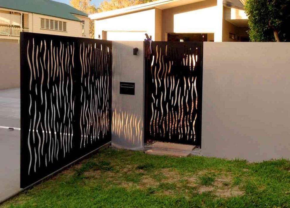 Garduri și porți din tablă decupata fer forjat Șipcă metalică