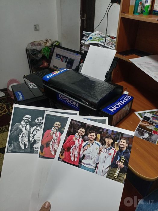 Epson L 800 juda tezkor 6 ta rangli printer dyuza toliq ishga tayyor,