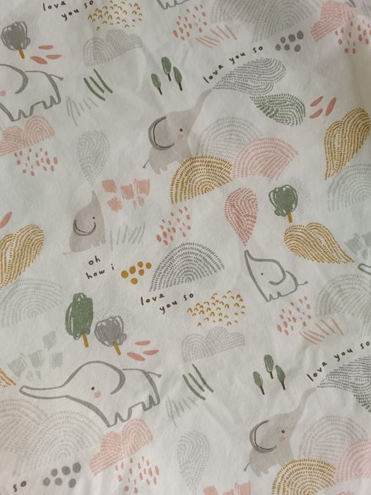 Angel Baby - Летен спален чувал "Весели слончета"  0.5 tog 6-18 месеца