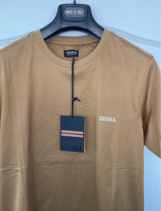 Tricou nou Emeregildo Zegna | Made In Italy | 100% Bumbac Mercerizat