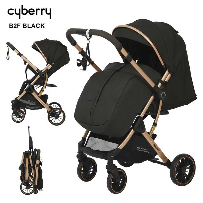 Всесезонная Прогулочная коляска. Перекидная ручка