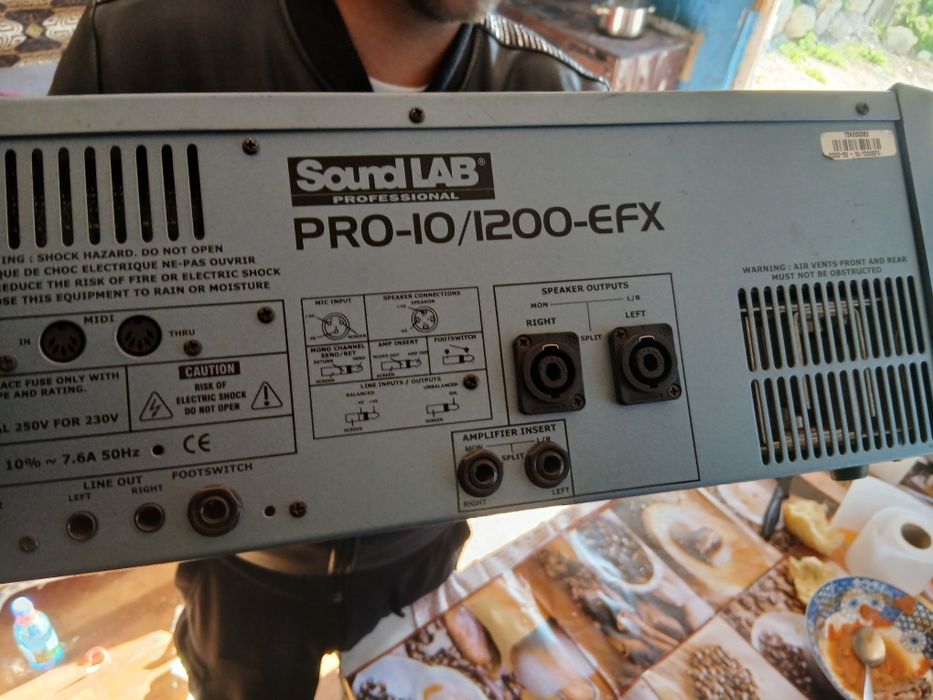 Mixer audio de 600 rms