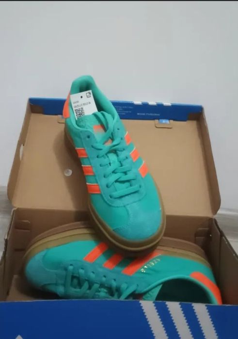 Дамски кецове Adidas Gazelle Bold зелени свеж дизайн 37 1/3