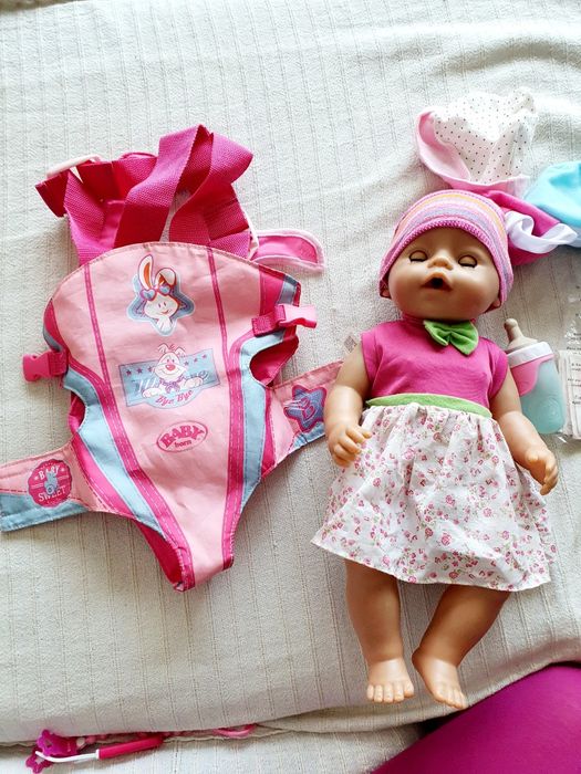 Къща с бебе и кенгуру Baby Born. Пълен комплект към играчката