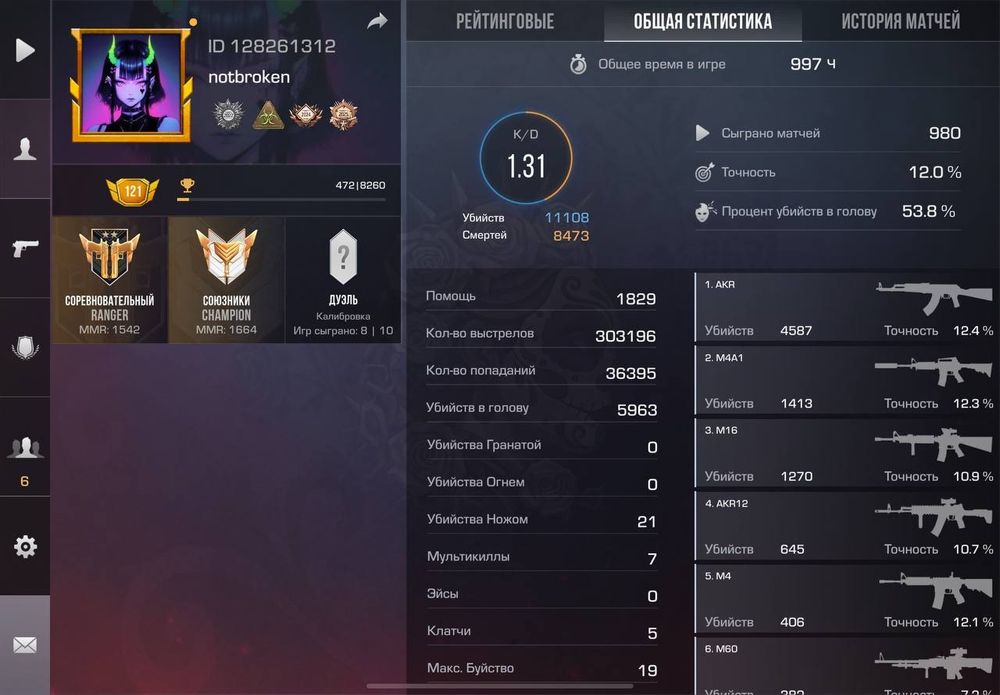 Аккаунт Standoff 2