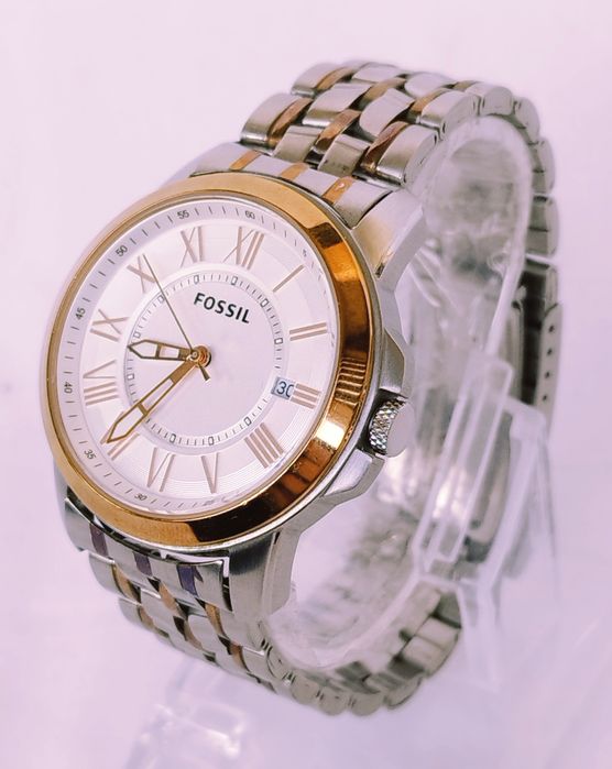 Ceas bărbătesc Fossil Grant FS4965 cu quarț din oțel inoxidabil