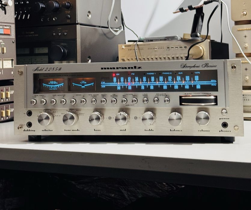 Amplificator/amplituner  MARANTZ model 2285B, 85W/canal 8ohmi, ca NOU