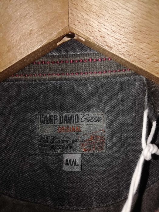 Camp David нова оригинална тениска поло с яка мъжки M/L памучна