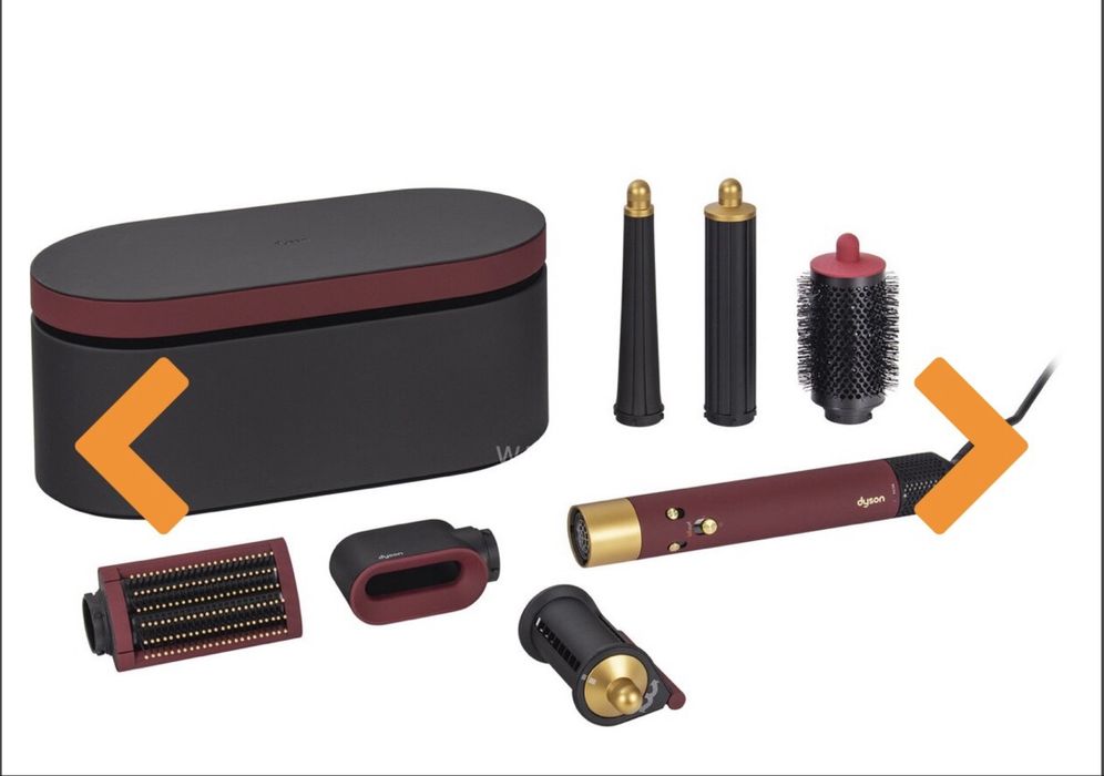 Dyson ondulator cu 6 capete culoare rosie