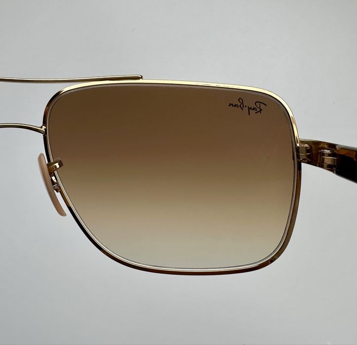 Ray-Ban RB3483 001/51 Aviator – Златна рамка,кафяв градиент,оригинални,отлични ПРОМО ЦЕНА -40%