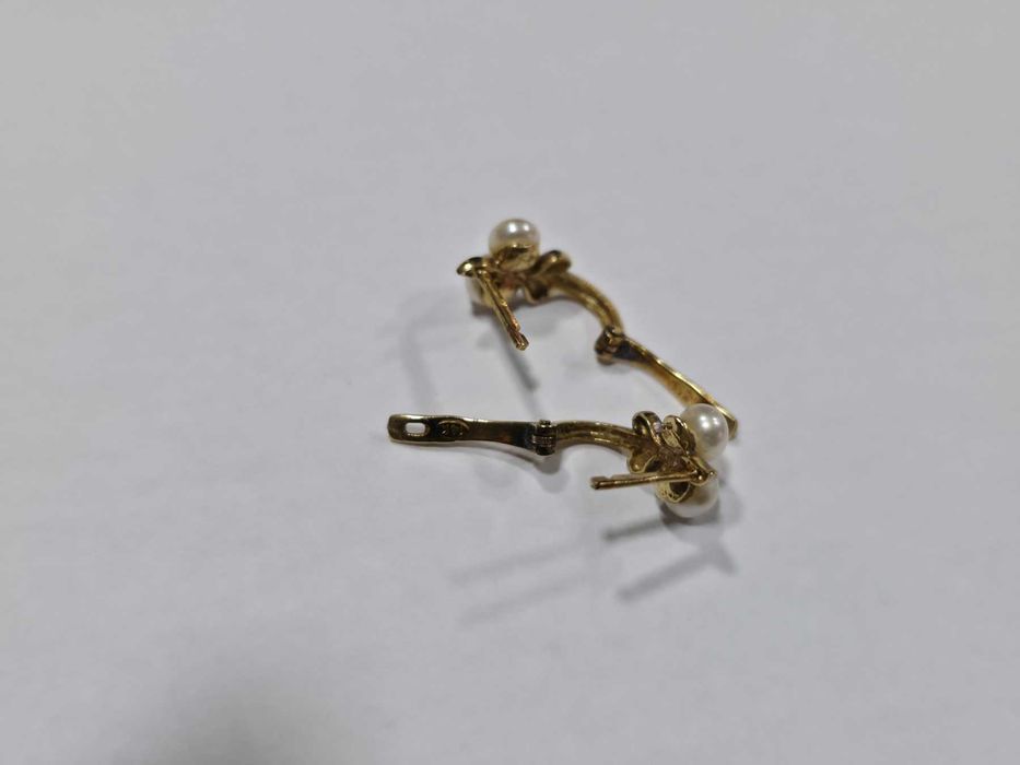 Дамски / детски златни обеци 14К 585 / 1,83