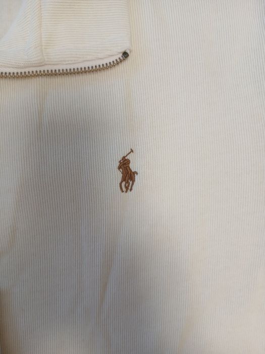 Quarter-Zip Polo Ralph Lauren Cream