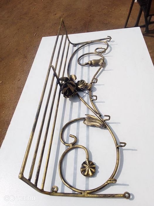 Настенные вешалка. Вешалка. Кованая вешалка. Ручная работа. Лофт вешал