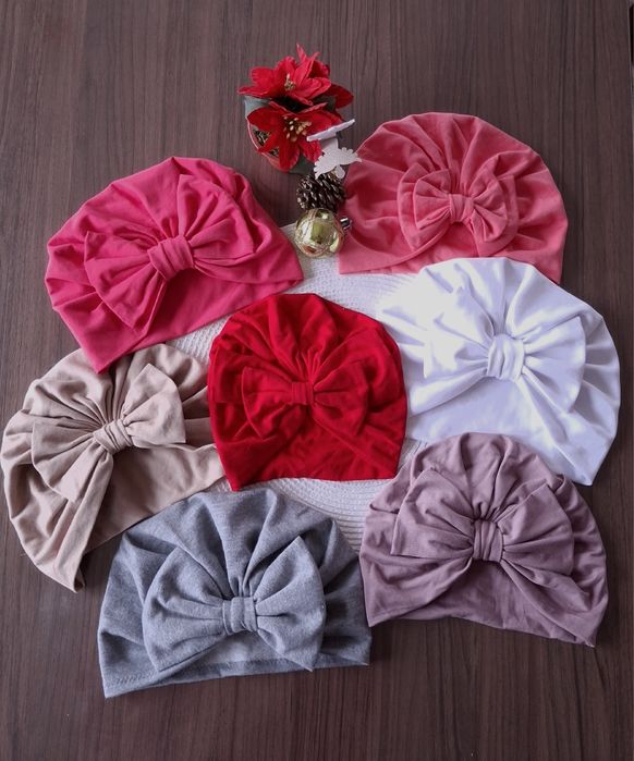 Ръчно изработени детски тюрбани с ленти