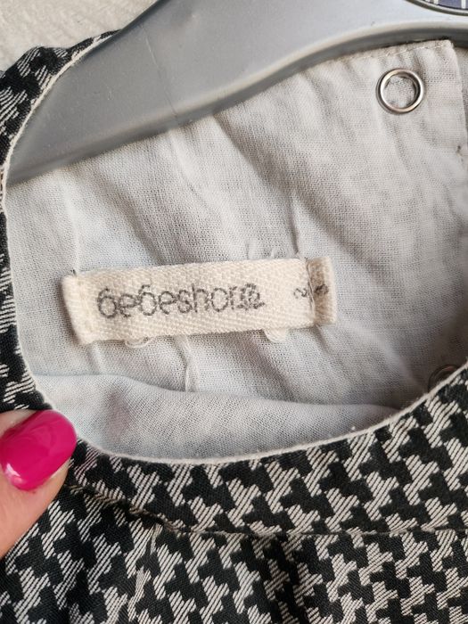 Ново палтенце Chicco, рокля Bebeshora and H&m 2-3год.