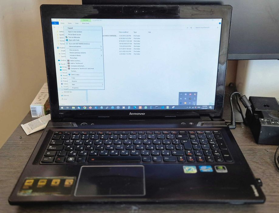 Laptop Lenovo Ideapad y580