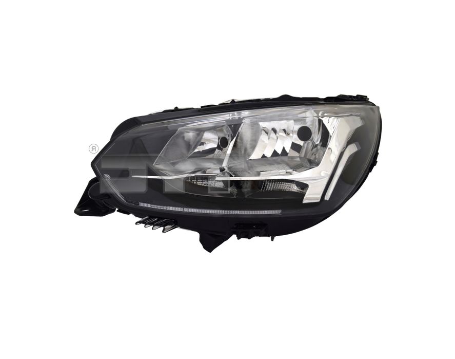 Far Peugeot 208, 06.2019-, partea stanga/dreapta, cu daytime running light; H18+H9+P21/5W; electrical; cu motor; halogen