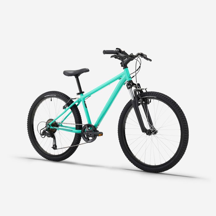 Mtb 24" expl 500 Verde 9-12 ani Copii - produs resigilat Decathlon